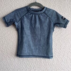 Molo Rash Guard Bathing Swim Short Sleeve Blue Shirt Top Size 1.5-2‎ Years
